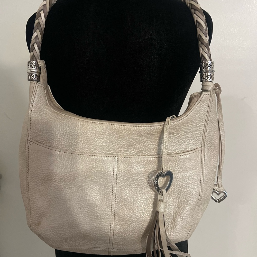 Brighton RETIRED Barbados|Cream Shoulder Bag